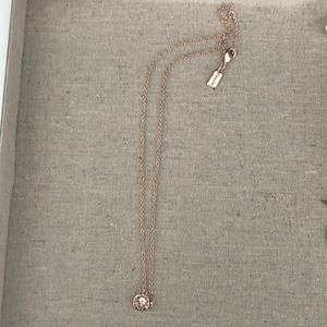 Rose Gold Coach Necklace